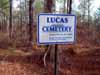 Lucas Cemetery Sign