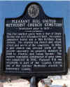 Pleasant HIll United Methodist Church Cemetery Sign
