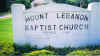 Mount Lebannon Baptist Church Cemetery Sign