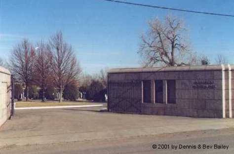 Entrance, Mount Nebo Cemetery, Aurora, CO