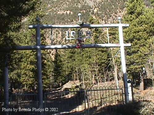 Entrance IORM Section, Silver Plume Cemetery, Silver Plume, Clear Creek County, CO