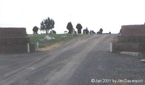 Entrance & Road, Cedaredge Cemetery, Cedaredge, CO