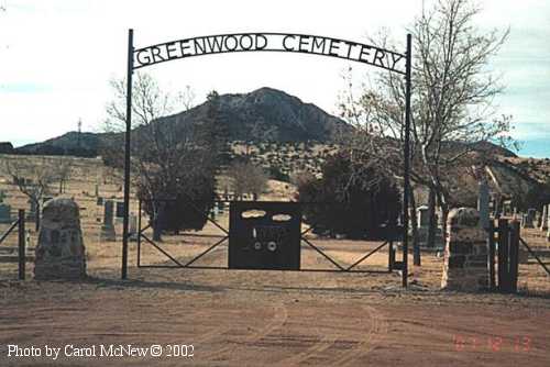 Greenwood Cemetery, Caqon City, Fremont County, CO