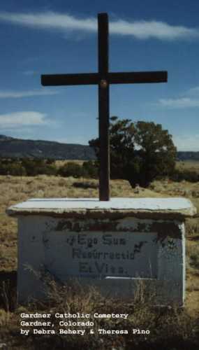 Shrine at center of Gardner Catholic Cemetery