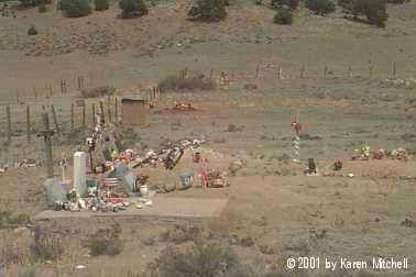 Maes Creek Cemetery, Huerfano County, CO looking north.