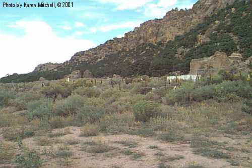 View of Cemetery, East to West