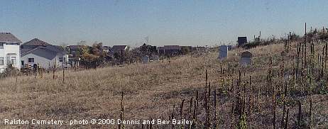 Ralston is beside a Housing Development