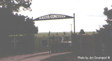 Entrance, Arriba Cemetery, Arriba, Lincoln County, CO