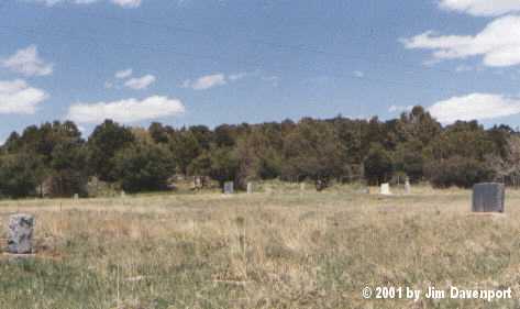 Old Mormon Cemetery located southeast of Mancos, CO