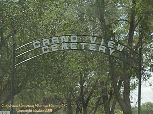 Entrance, Grandview Cemetery, Montrose County, CO