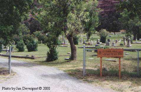 Cedar Hill Cemetery Entrance and Gounds, Ouray, Ouray County, CO