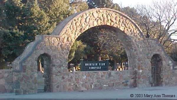 Mountain View Cemetery, Pueblo, Pueblo County, CO