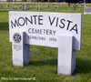 Monte Vista Cemetery Sign