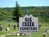 Oak Creek Cemetery Sign