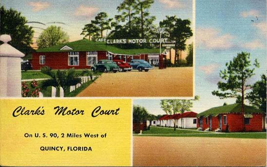 Vintage 1950s Postcard Muirhaven court Florida Rare NOS 