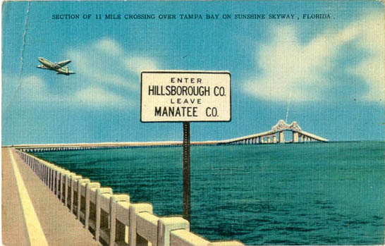 Hillsborough County - The Sunshine Skyway Bridge is in Hillsborough County?