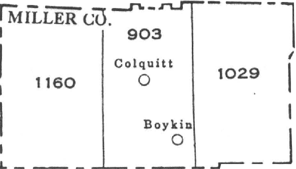 1950 Militia District Map