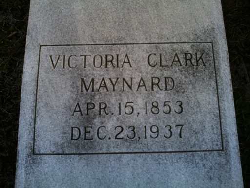 elizabeth victoria clark. Maynard, Victoria Clark