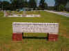 Cemetery sign