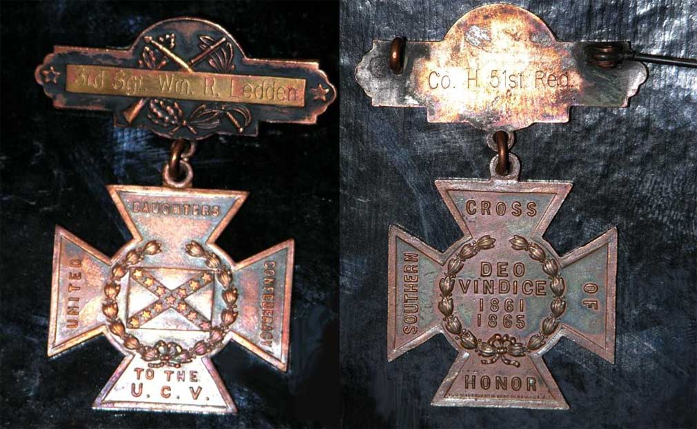 William R. Ledden's Southern Cross of Honor