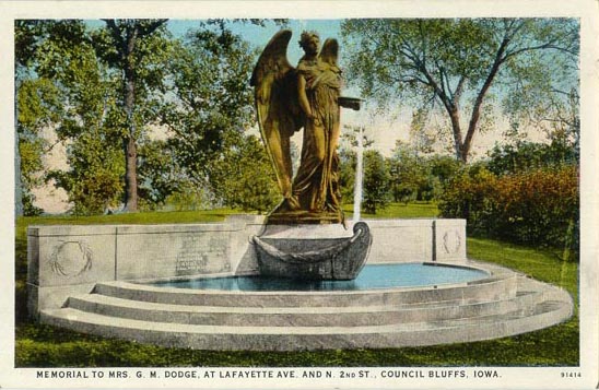 Memorial to Mrs. G. M. Dodge, at LaFayette Ave. and N. 2nd St., 