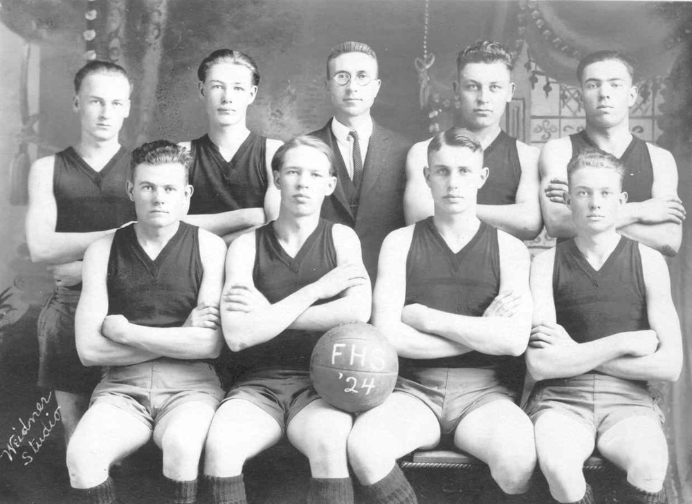 Fruitland High School Basketball Team 1924 