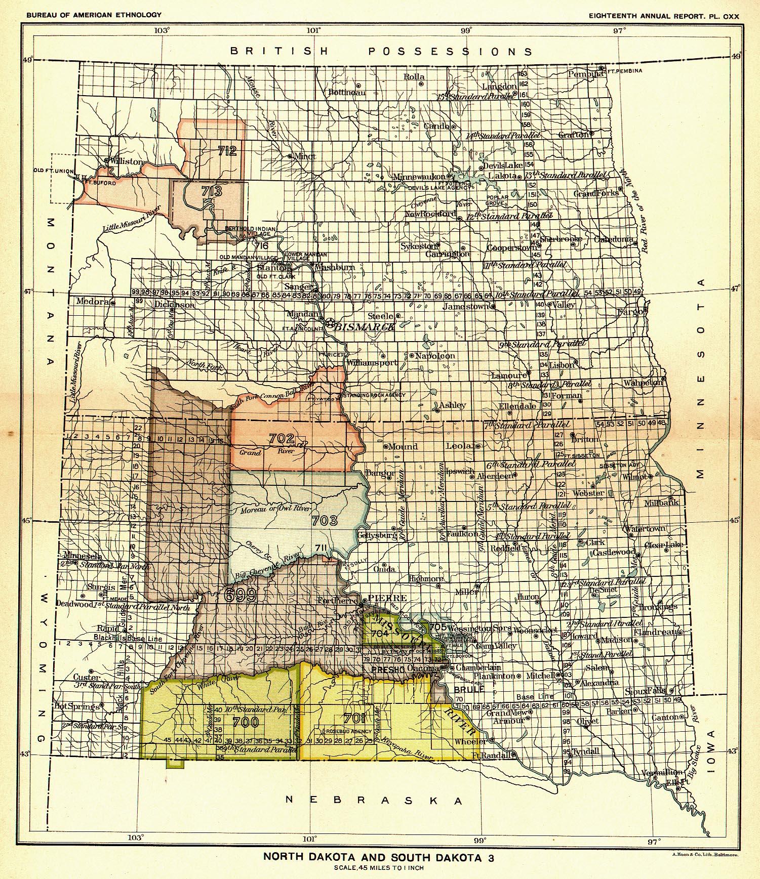 North Dakota and South Dakota 3, 
Map 13