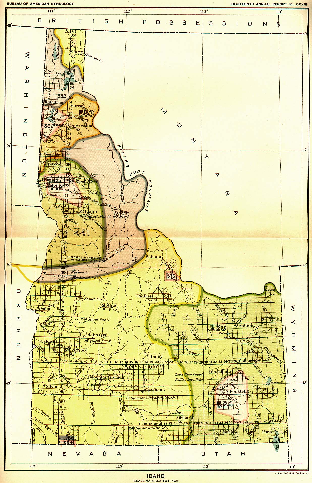 Idaho, Map 16