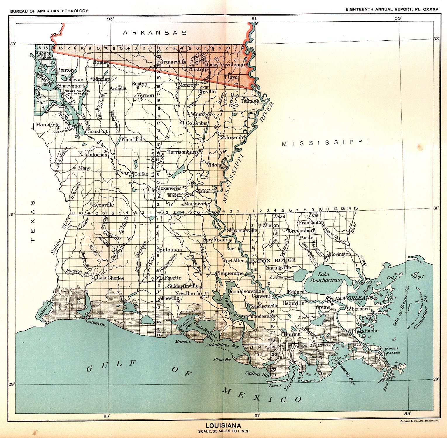 Louisiana Map 28