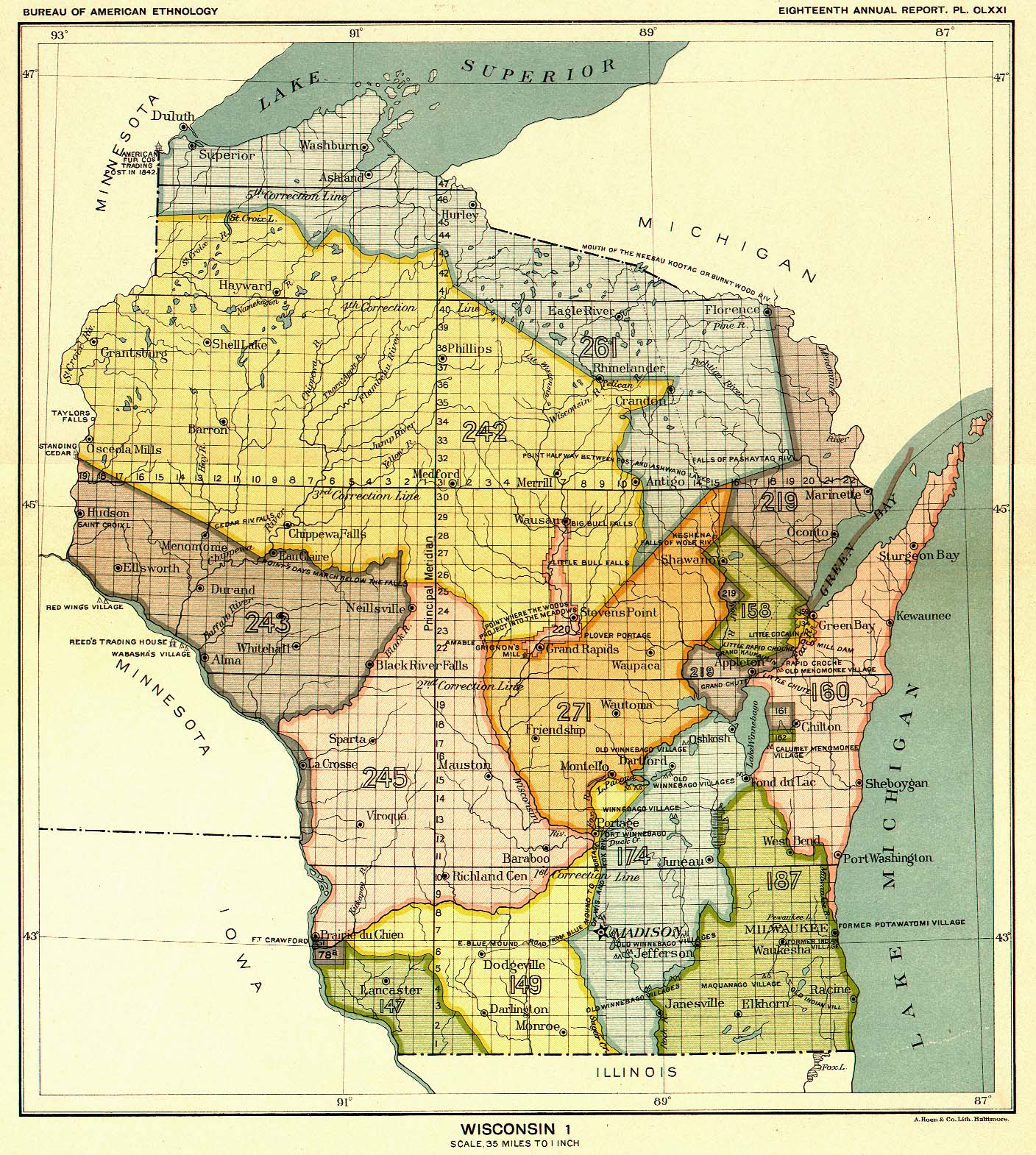 Wisconsin 1, Map 64