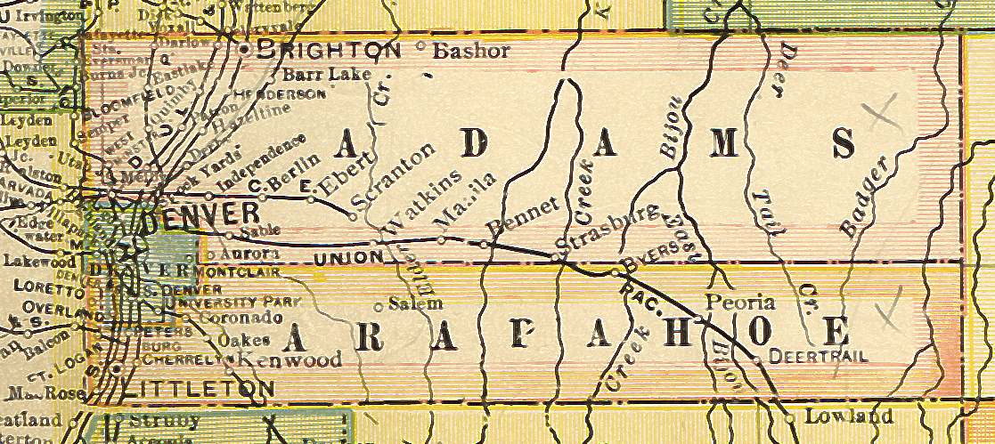 Arapahoe County Colorado Maps And Gazetteers