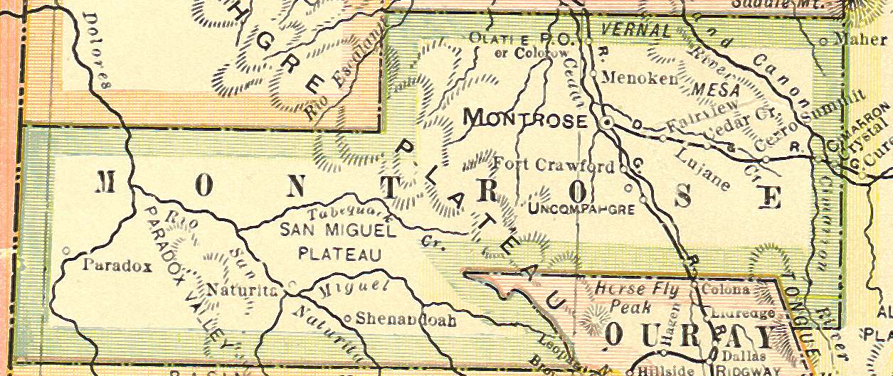 Free Montrose County Colorado Topo Maps Elevations vrogue.co