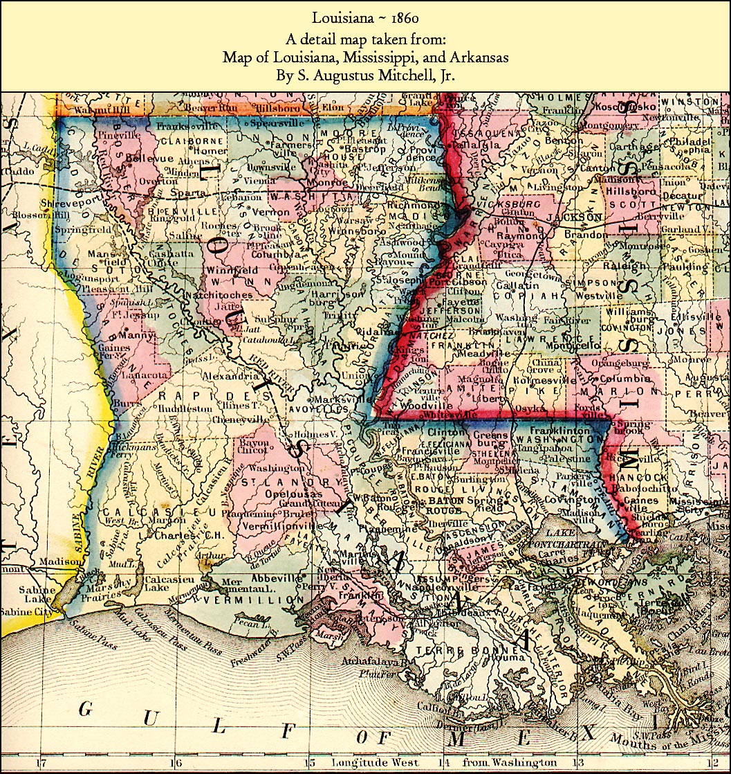 Louisiana Historical Maps