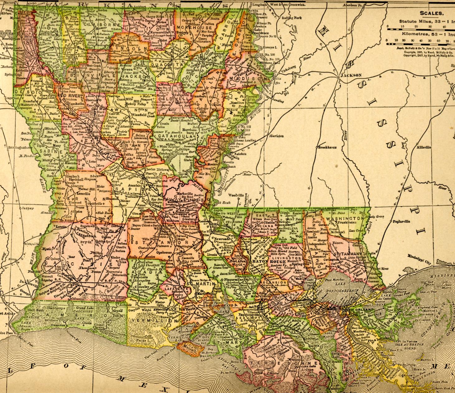 Louisiana Historical Maps