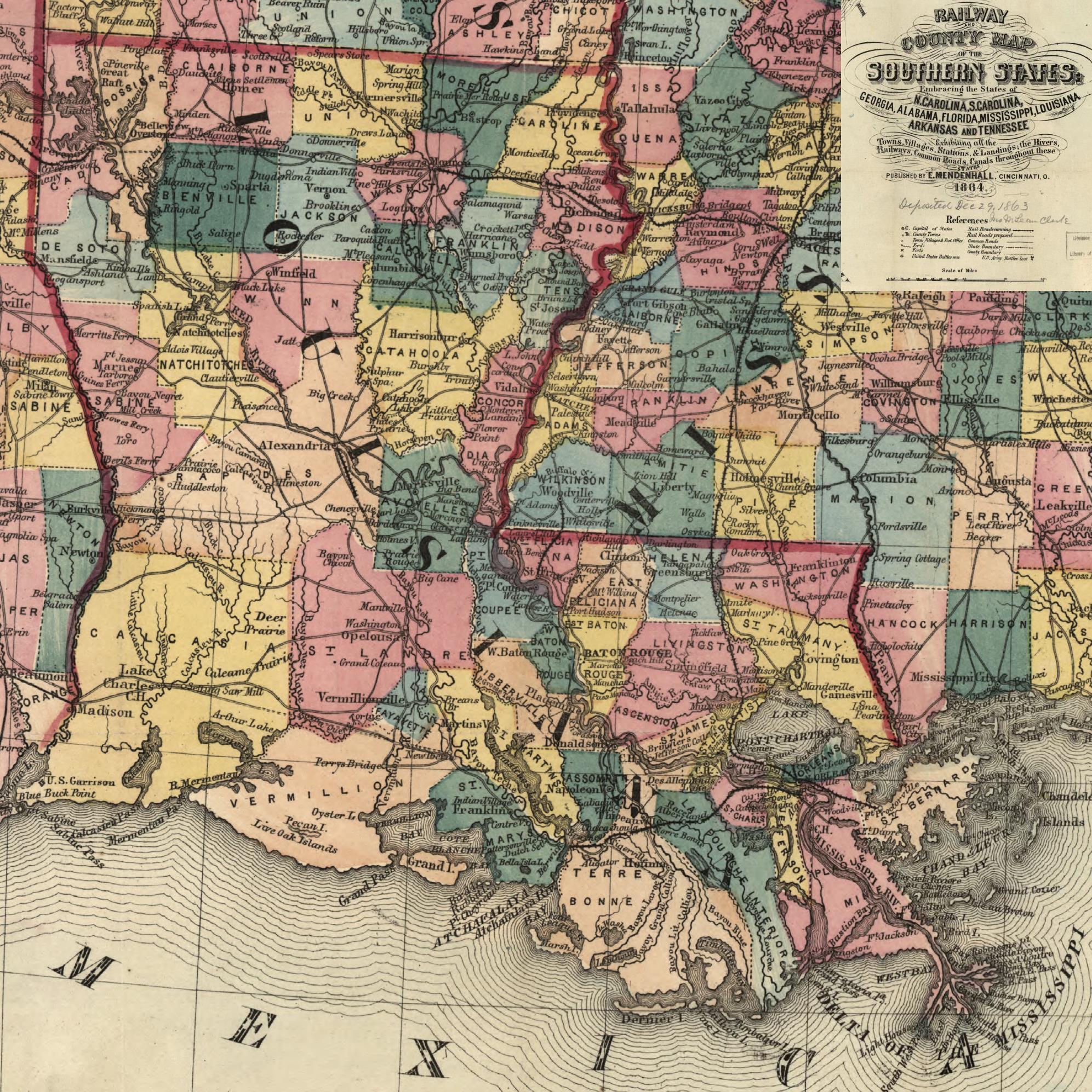 Louisiana Historical Maps