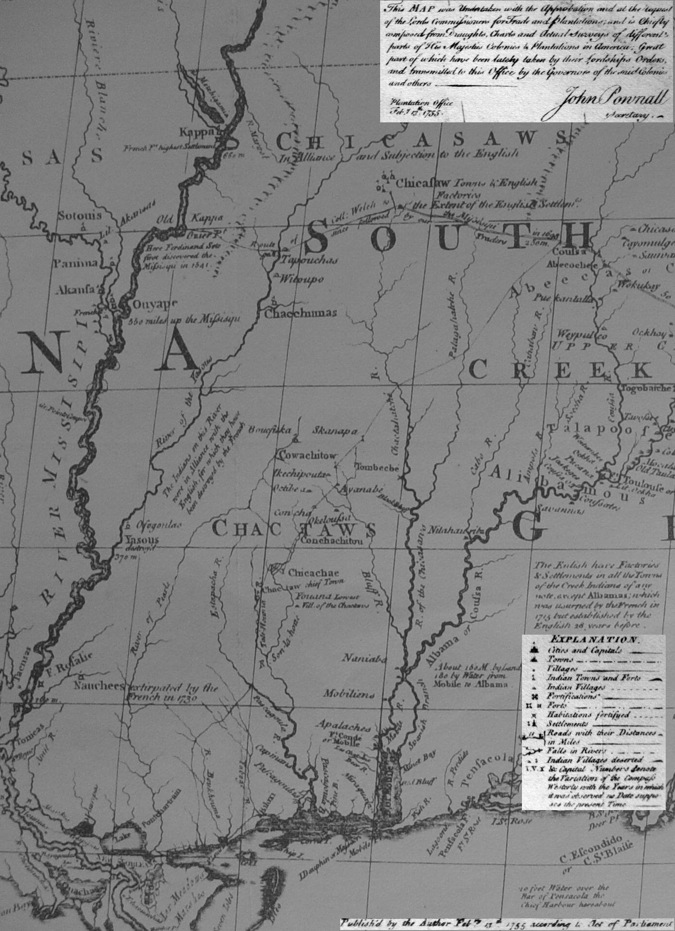 Arkansas, Mississippi & Louisiana Map,1862