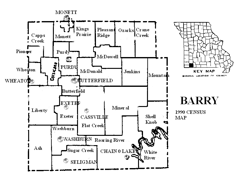 1855 MISSOURI MAP MO ADAIR ANDREW ATCHISON AUDRAIN BARRY BARTON BATES COUNTY big 