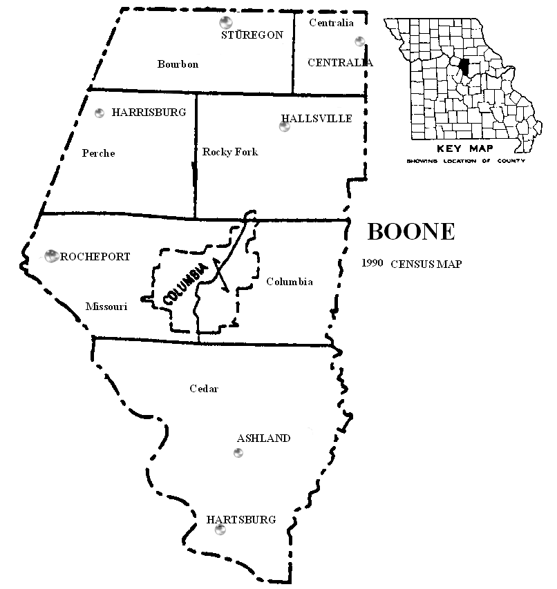 boone county mo map