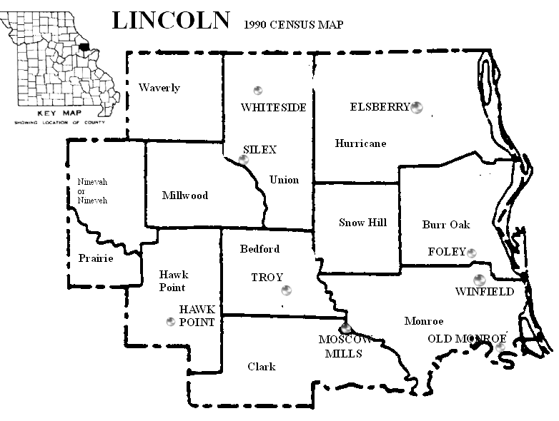 Gis Lincoln County Mo Lincoln County, Missouri: Maps And Gazetteers