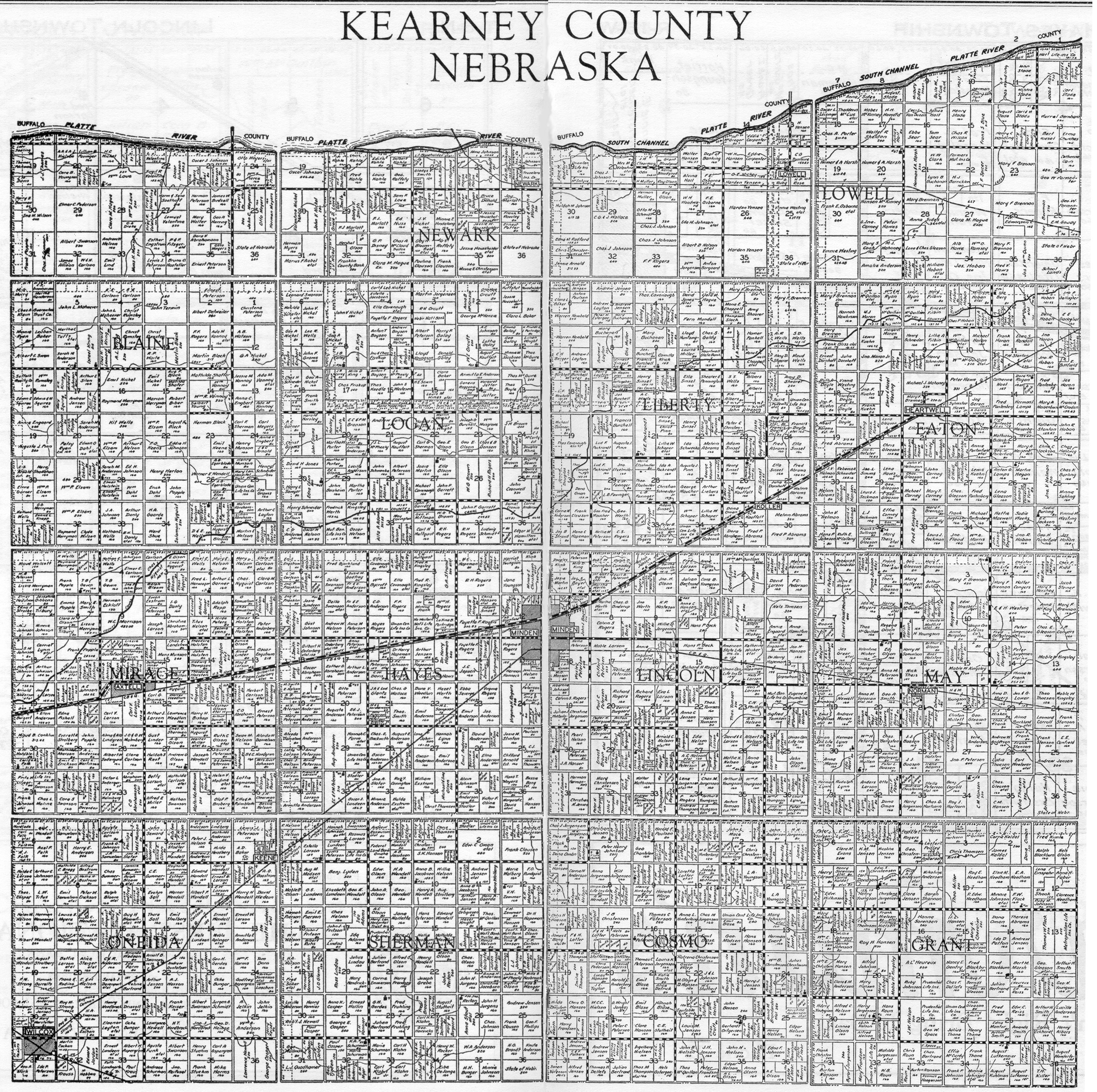 Ford county kansas plat map