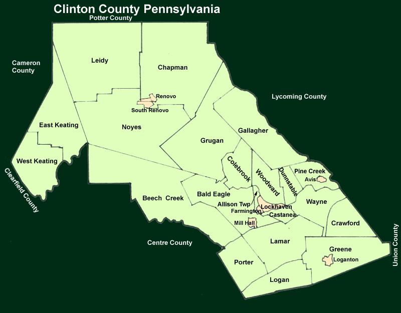 Clinton County Townships