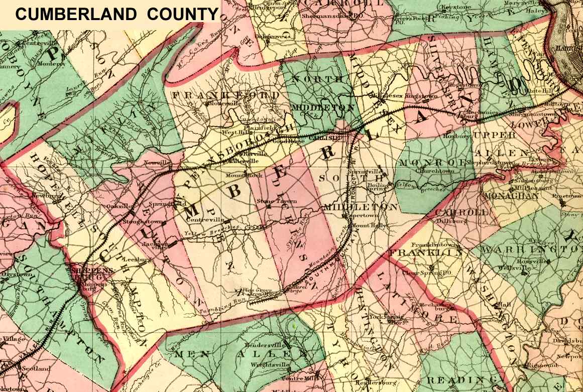 Cumberland County Pennsylvania Maps And Gazetteers