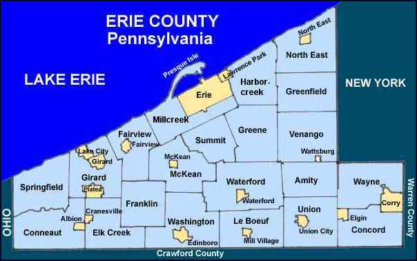 Erie County Pa Zip Code Map Erie County Pennsylvania Township Maps Erie County Pa Zip Code Map Erie County Pennsylvania Township Maps