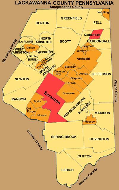 Lackawanna County Townships