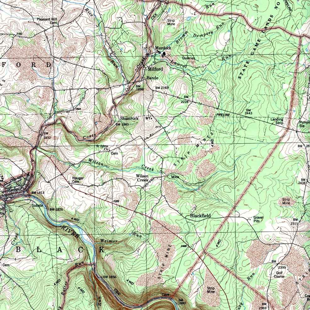 somerset county pa township map