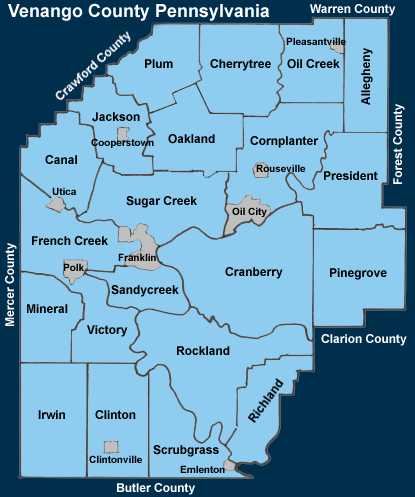 Venango County Townships