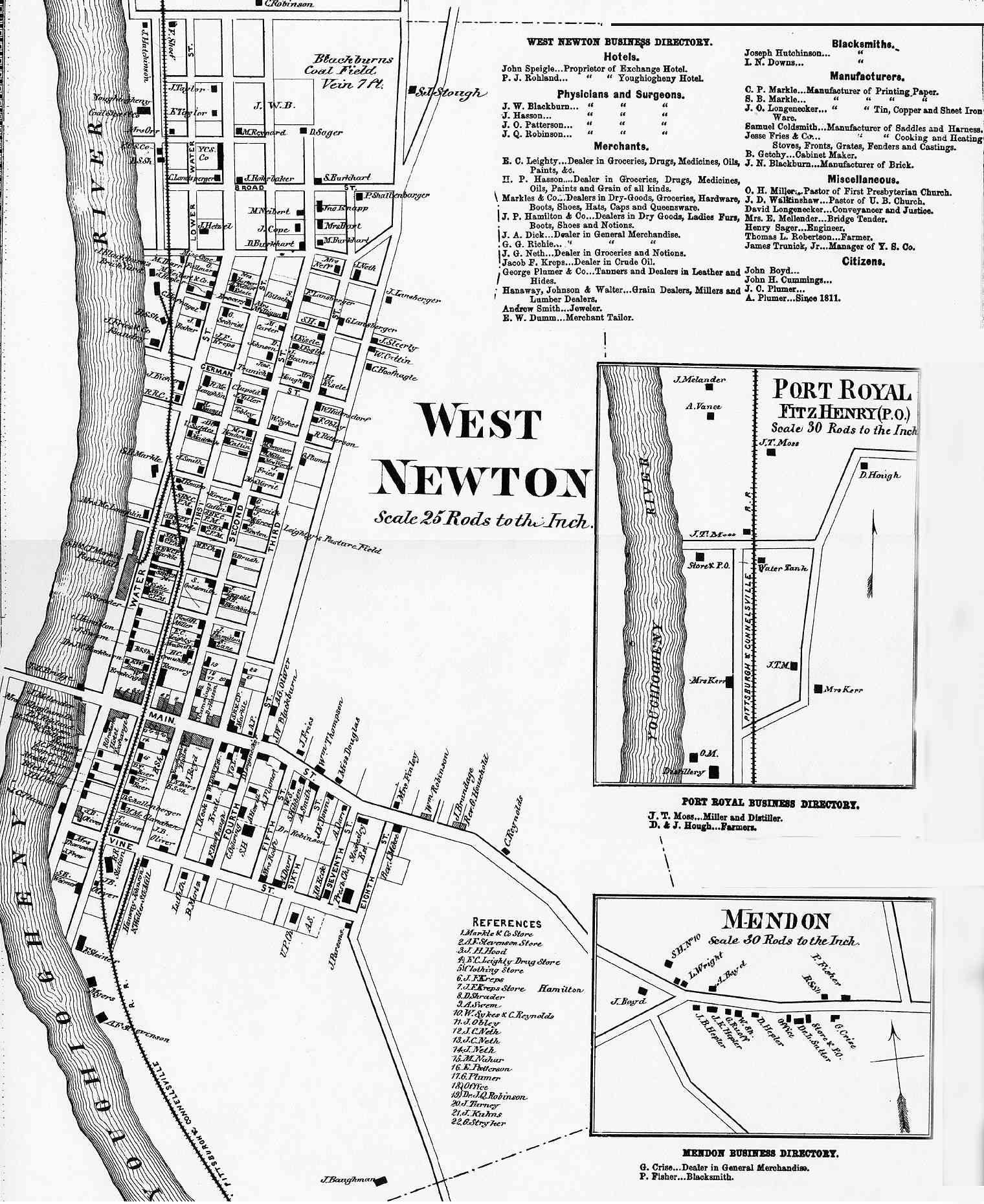 Westmoreland County Pennsylvania Atlas, 18671520 x 1860