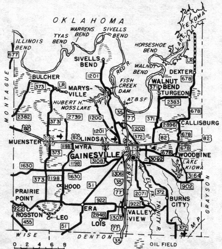 Cooke County Texas Maps And Gazetteers