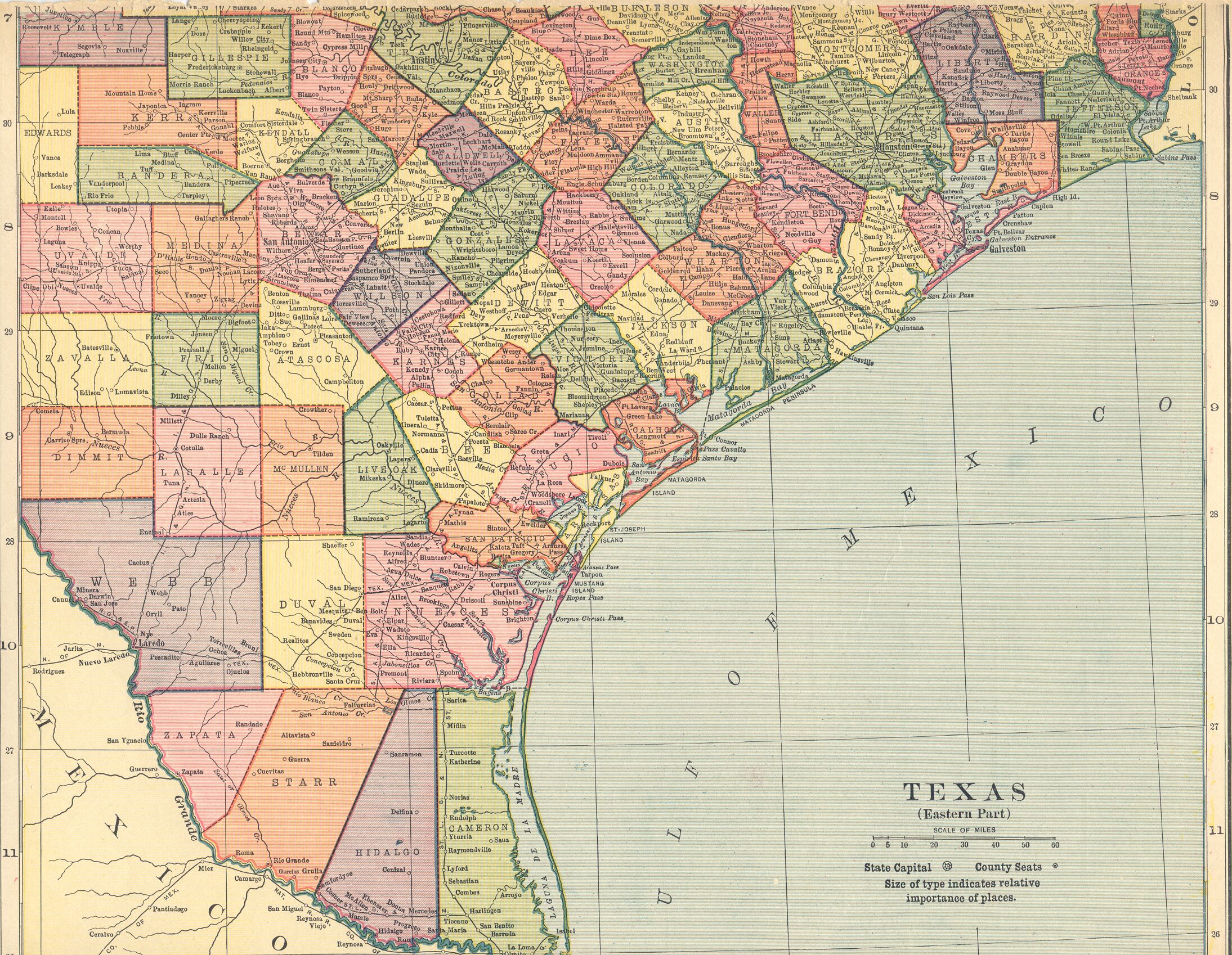 Southeast Texas Map