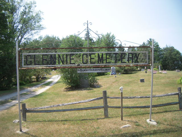 Glennie Cemetery sign